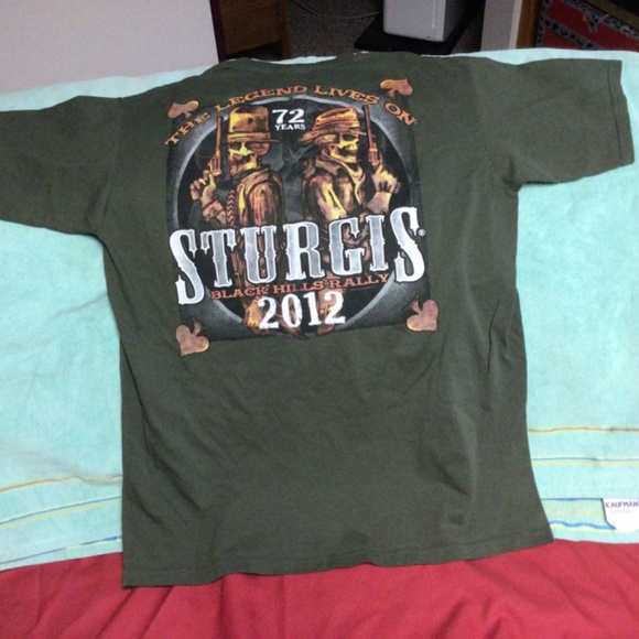 STURGIS 2012 tshirt - Picture 2 of 3